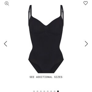 SKIMS Black Shapewear Bodysuit